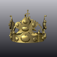 st wenceslas crown fashion wearable svat clav historical high-poly high poly saint 3d print model - Mito3D