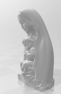 st Marie Maria Mary isa Crist 3d print model - Mito3D