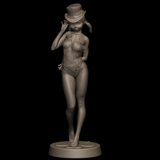 st patrick irish leprechaun girl 3d print model - Mito3D