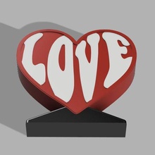 st San Valentino lampada amore valentin guidato 3d print model - Mito3D