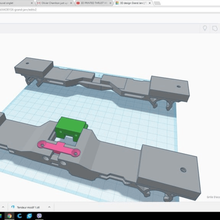 stabilized tray y-tensioner dagoma discoeasy200 tool discoeasy 200 tensioner belt 3d printing 3d print model - Mito3D