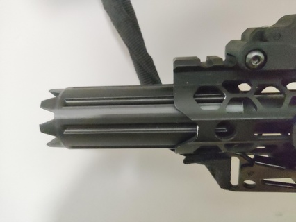 stabilizer silencer airsoft Tools m4 ar-15 muffler 3d print model - Mito3D