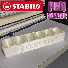 stabilo patron stylo titulaire soutien 6 endroits gadget endroit organisateur 3dprint 3d impression stl Couleur coloré 3d print model - Mito3D