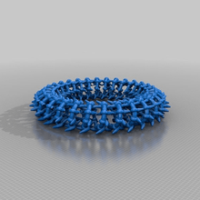 stachel-ring Schmuck Ringe 3d print model - Mito3D