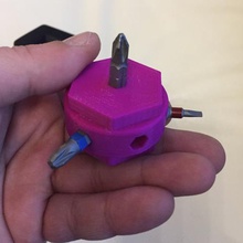 stack able bit holdersdriver tool 3d print model - Mito3D
