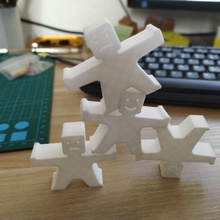 stack high Spielzeug Spiel - 3d print model - Mito3D