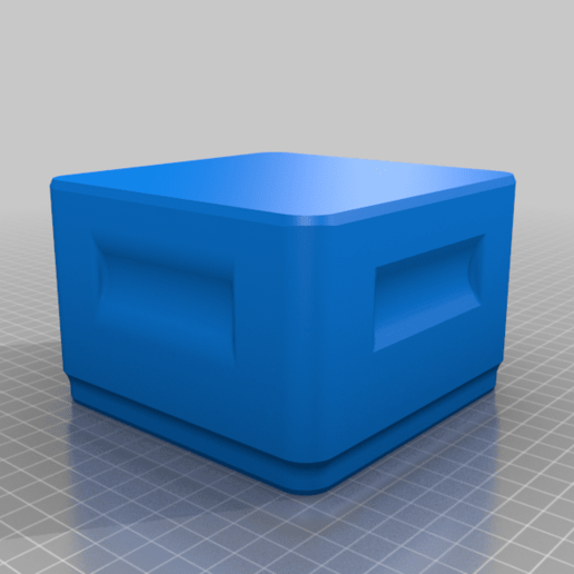 apilable caja boite entrelazado rango almacenamiento contenedores 3D print model - Mito3D