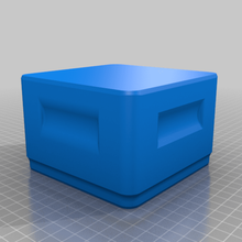 apilable caja boite entrelazado rango almacenamiento contenedores 3d print model - Mito3D