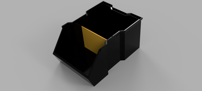 apilable caja sch tte divisor 3d print model - Mito3D