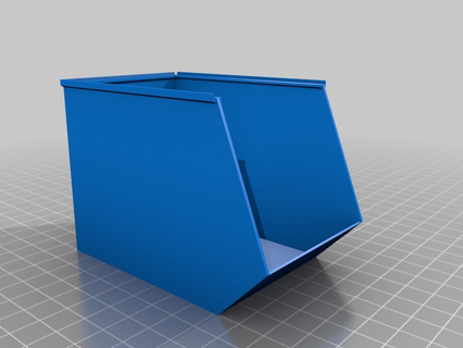 stackable box 2 customized tool holders boxes containers organization storage 3d print model - Mito3D