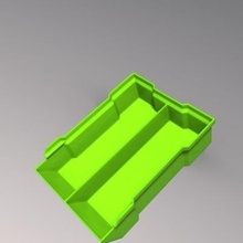 empilable boîte la maison 3d print model - Mito3D