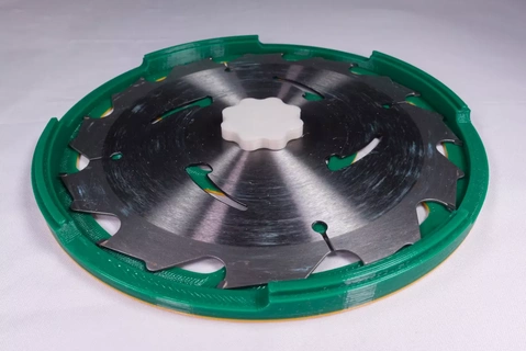 stackable circular saw blade holder 3d print model - Mito3D