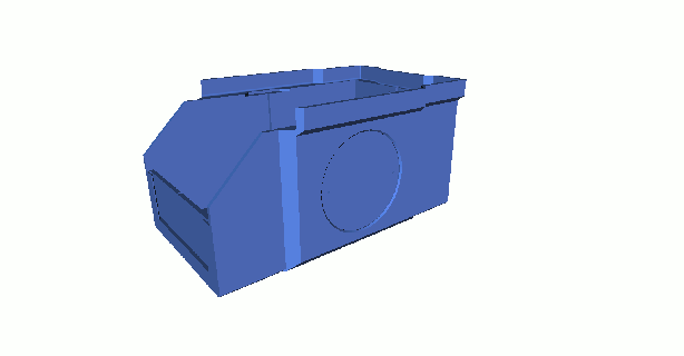 empilable récipient espace rangement gai boîte vase pot 3d print model - Mito3D