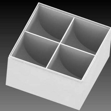 stapelbare Behälter mit teilen verschiedene nützlich gestapelt container box 3d 3d print model - Mito3D