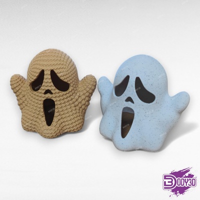 apilable gritar fantasma hogar casa deco decoración víspera santos calabaza horror mini popular divertido jardín vegetal real realista agitarse monstruo criatura 3d print model - Mito3D