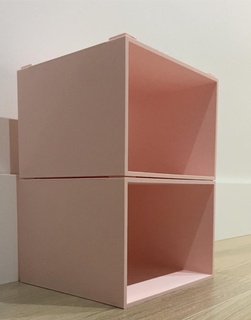 apilable zapato estante mueble organizador habitación decoración 3d print model - Mito3D