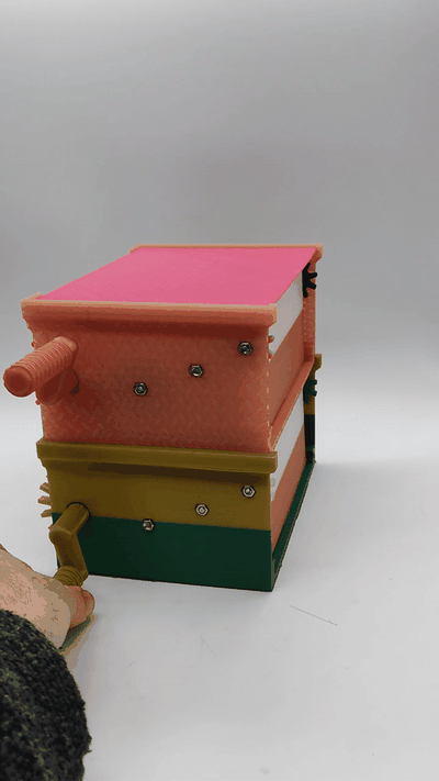 impilabile conservazione scatola leve ingranaggi casa contenitore cassetto costumista consiglio dei ministri freddo fai 3d print model - Mito3D