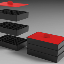 stapelbare Aufbewahrungsboxen verschiedene stapelbar storage-Boxen 3d print model - Mito3D