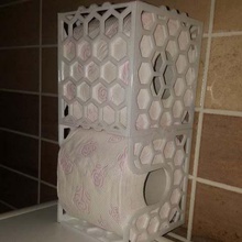 stackable toilet paper dispenser home bathroom toiletpaper 3d print model - Mito3D