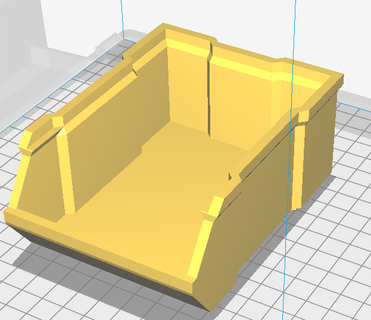impilabile attrezzo Conservazione scatola cassetta degli attrezzi 3d modello semplice organizzare soddisfare 3d print model - Mito3D