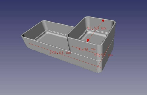 apilable caja herramientas accesorio organizador flsun v400 3d print model - Mito3D