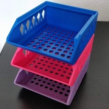 stackable tray office work desk stuff paper organising organiser 3d print model - Mito3D