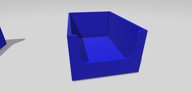 apilable bandeja caja apilar almacenamiento envase 3d print model - Mito3D
