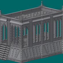 stackable underhive 3d church game 40k necromunda warhammer games 3d print model - Mito3D