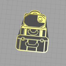 apilado maletas Galleta cortador 3d print model - Mito3D