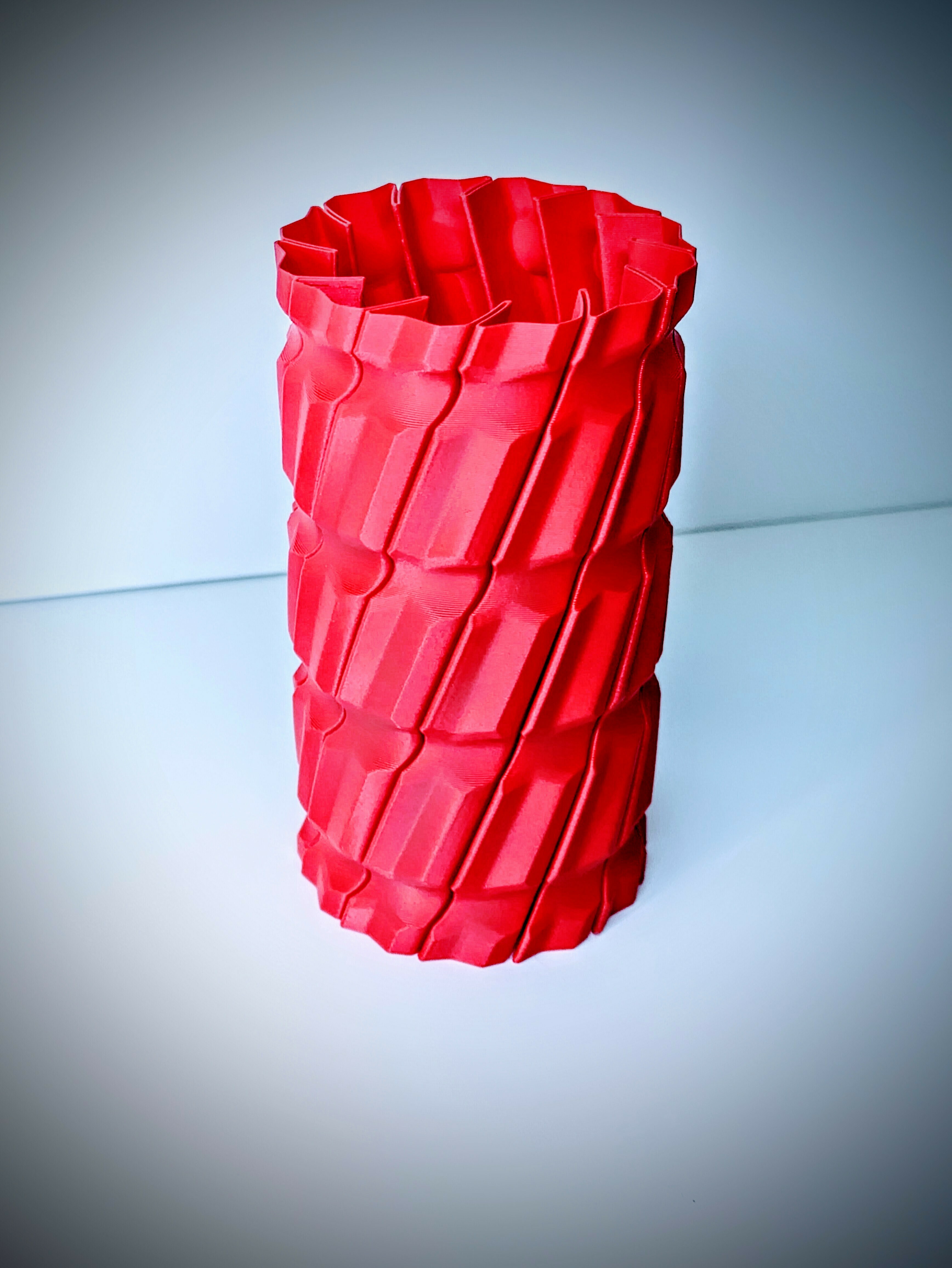 gestapelt Vase 3D print model - Mito3D