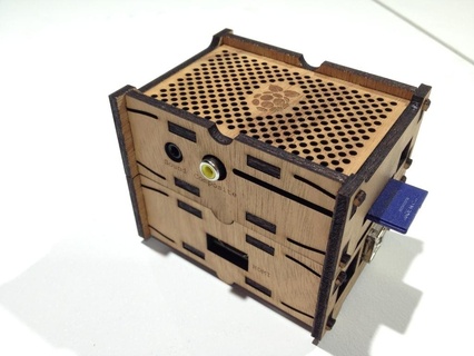 istifleme pi durum kılıf 3 lazer kesme Ahududu araç sahipleri kutuları 3d print model - Mito3D