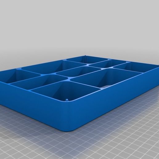 empilement plateau lego pièces organisation 3D print model - Mito3D