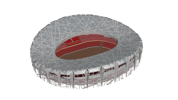estadio deporte jugar pelota 3d print model - Mito3D
