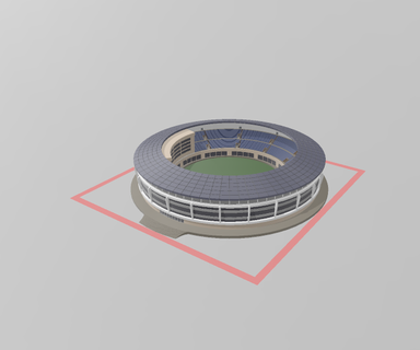 estadio 3d print model - Mito3D