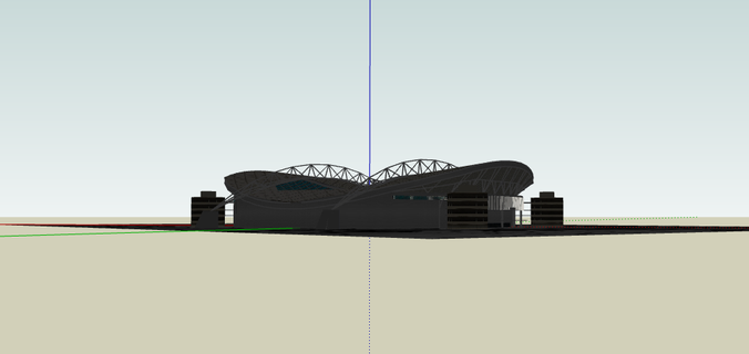 stadio Australia All 39 improvviso architettura uso 2023 calcio nfl nba mlb nhl 3d print model - Mito3D
