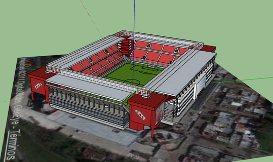 stadio liberatori America indipendente uso 2023 calcio nfl nba mlb nhl argentina 3d print model - Mito3D