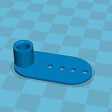 staffa potentiomètre 6mm pédales simulateur outil courses roue 3d impression 3d print model - Mito3D