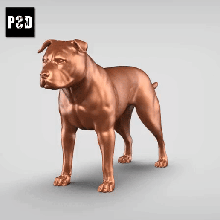 personnel v3 art chien animal jouet compagnie figurines 3d print model - Mito3D