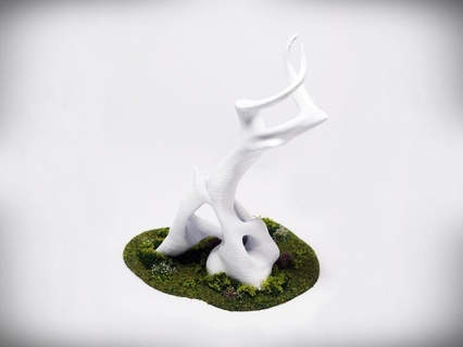 stag ghost stone stub dynamic hills terrain terrainify scatter miniatures dnd d&d wargaming rpg roleplayinggame 3d print model - Mito3D