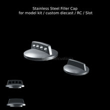 stainless steel filler cap model kit custom diecast rc slot 3d print model - Mito3D