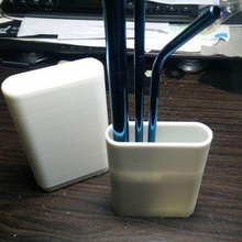 stainless steel straw case home cover 3d print model - Mito3D