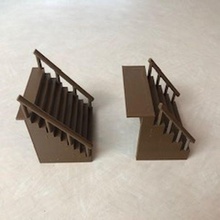 stair's railings stairs staircase houses homes home model 3d print model - Mito3D