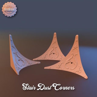stair dust corners dust corner stair dust corners  3d print model - Mito3D