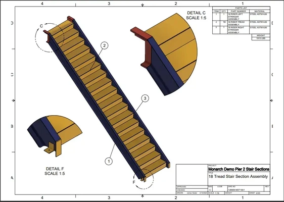 escalera modelado detallando manifestación 3d print model - Mito3D