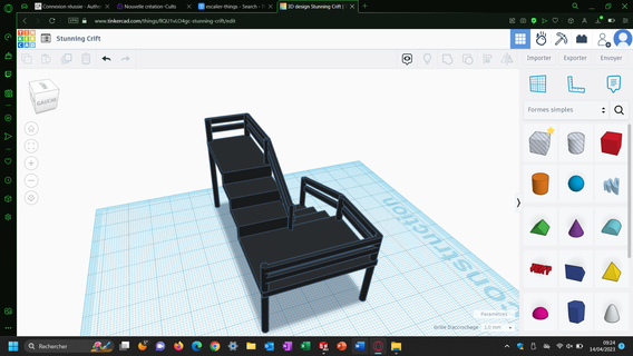 escalera 3d print model - Mito3D
