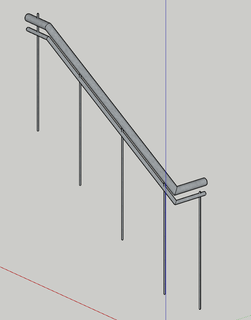 Treppe Architektur 3d print model - Mito3D