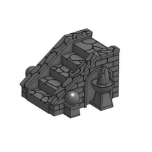 merdiven gloomhaven oyun adımları oyuncak aksesuarları 3d print model - Mito3D