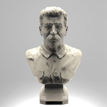 staline buste soviétique de russie cccp urss modèle 3d gratuit art 3d print model - Mito3D