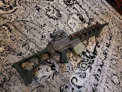 acosador gauss rifle 1 escala modelo pripyat Chernobyl Ucrania pistola apocalíptico monolito 3d print model - Mito3D