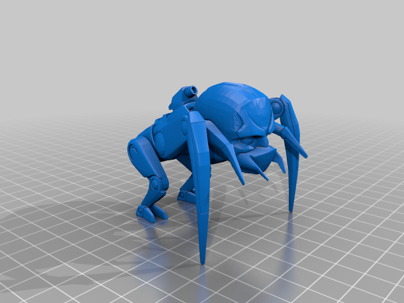 Takipçi mini figure koleksiyon yarı robot model deprem 2 yerçekimi örümcek strogg oyuncak yaratıklar 3D print model - Mito3D